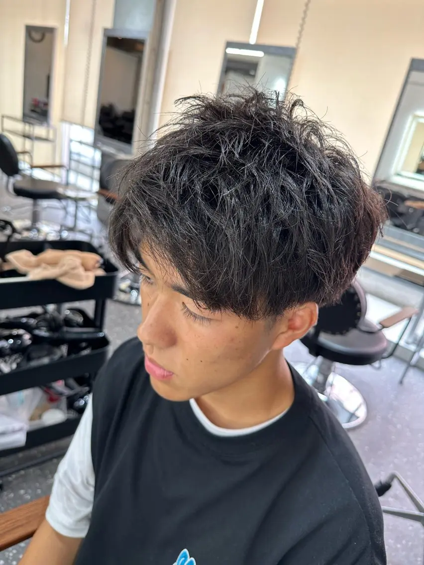 メンズ 髪質改善⭐️縮毛矯正 中野⭐️Rinaのヘアスタイル