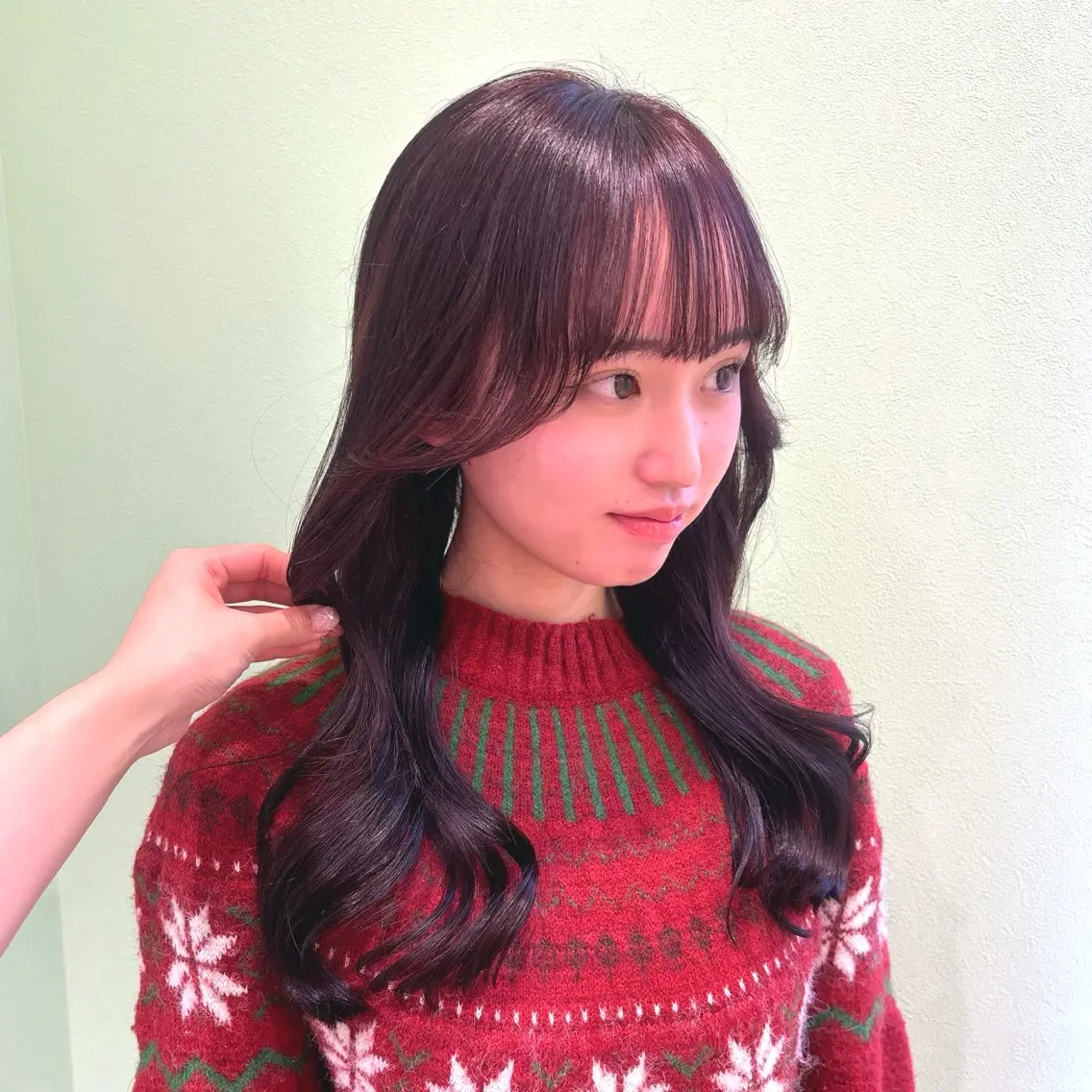 カラー カット トリートメント 横浜🇰🇷韓国ヘア 垢抜け艶カラーヘアメのヘアスタイル