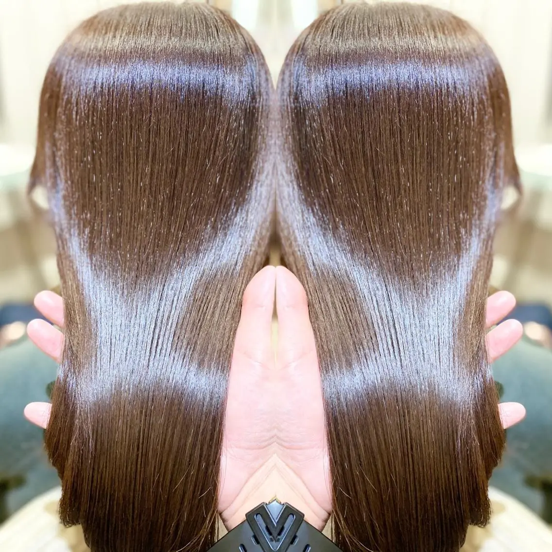 セミロング カラー パーマ ヘアアレンジ アッシュ バレイヤージュ ベージュカラー ブリーチ 透明感カラー 👑指名率No.1 👑坂口飛翔のヘアスタイル
