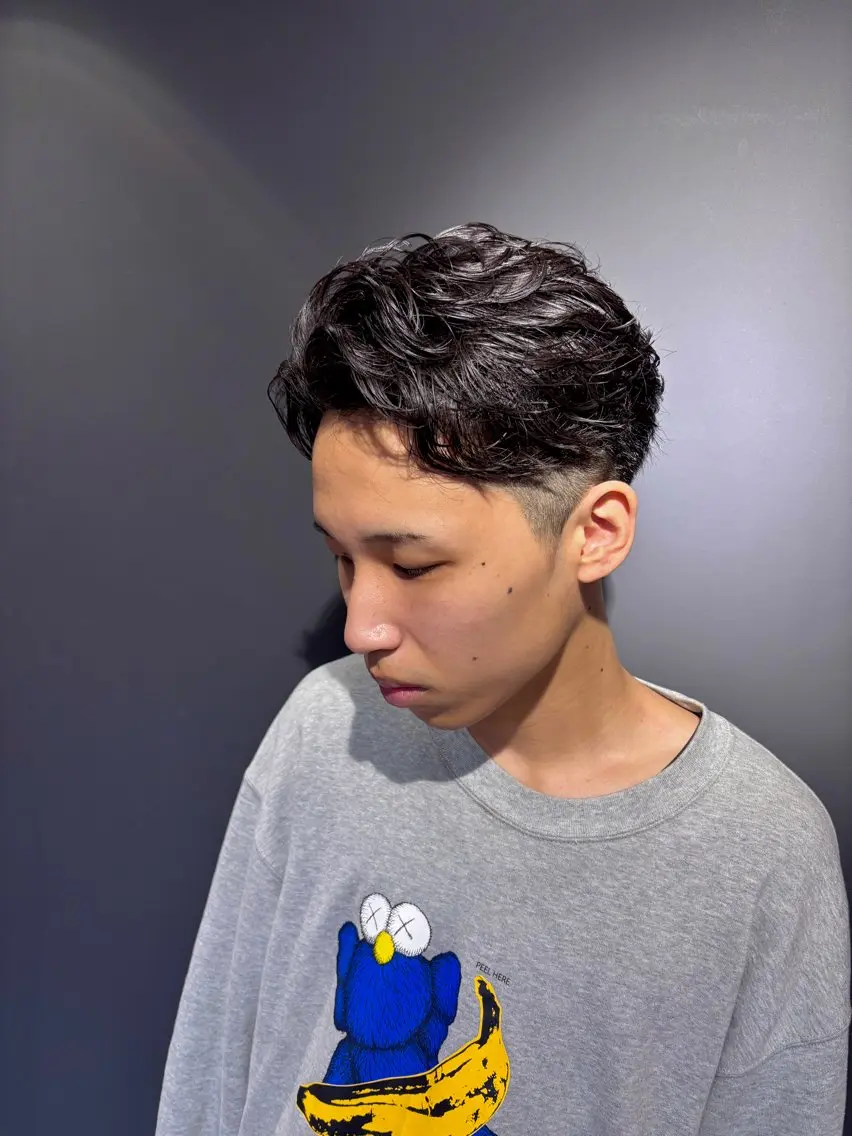 ショート パーマ メンズ 2ndHOUSE 松本晃佳のヘアスタイル