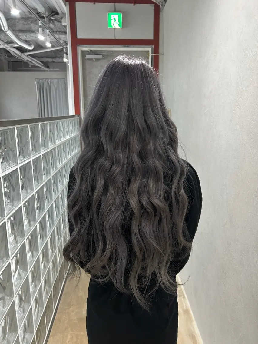 ロング hirano harukaのヘアスタイル