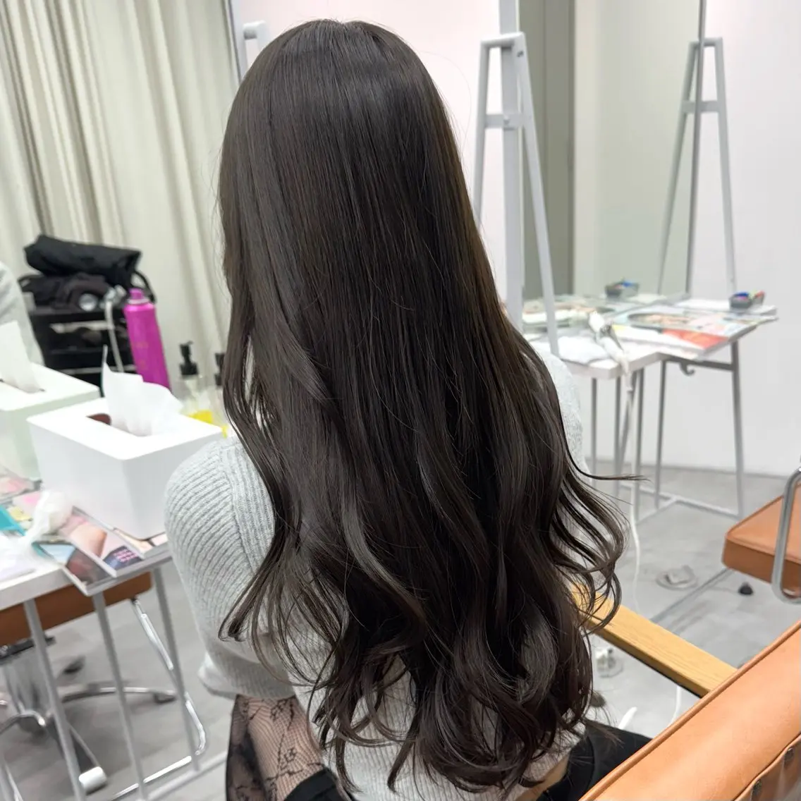 ロング カラー ヘアアレンジ ヘアカラー ブリーチなしカラー /新百合ヶ丘/安形翔のヘアスタイル