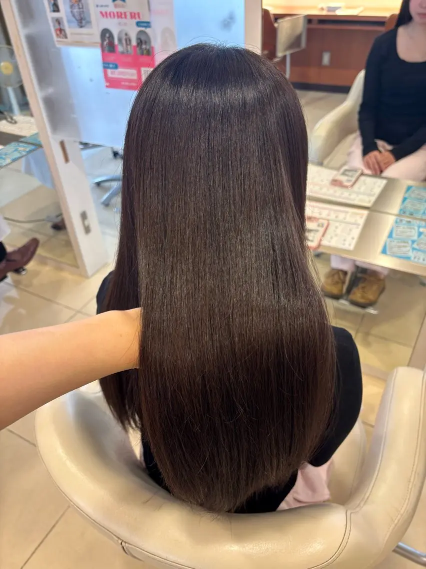 縮毛矯正 トリートメント 💖改善カラー 板倉百花💖のヘアスタイル