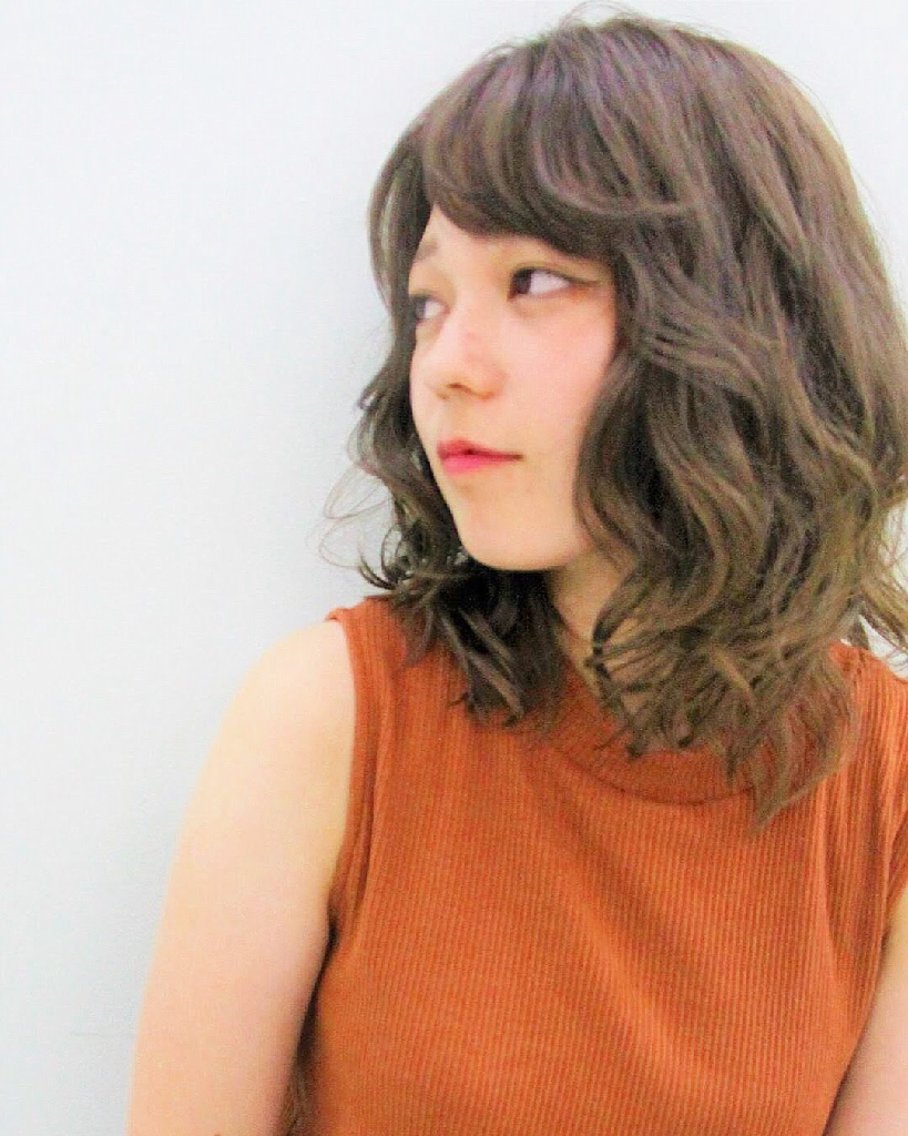 ミディアム セシルヘアー博多  手島のヘアスタイル