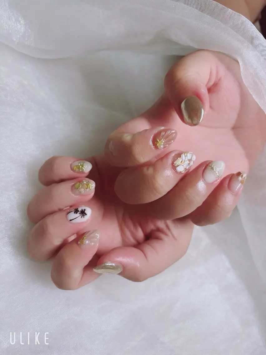 ネイル ハンドネイル BABY LION :Fumiyoのネイルデザイン