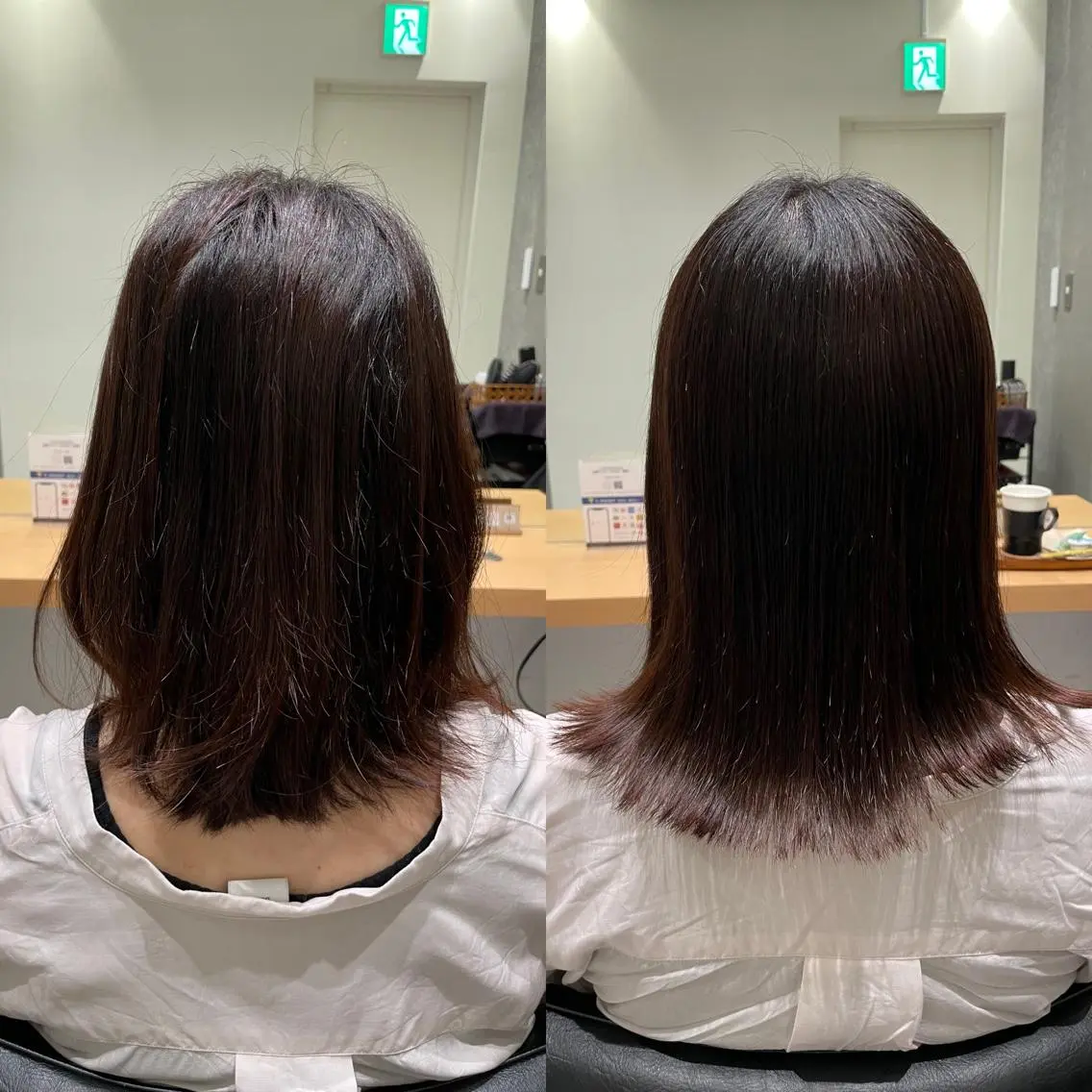 セミロング 縮毛矯正 トリートメント カット 縮毛矯正 トリートメント 髪質改善ヘアケア 艶髪特化/上田のヘアスタイル