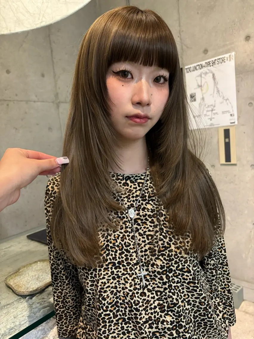 ロング レイヤーカット 福岡レイヤーカット/ ゴトリのヘアスタイル