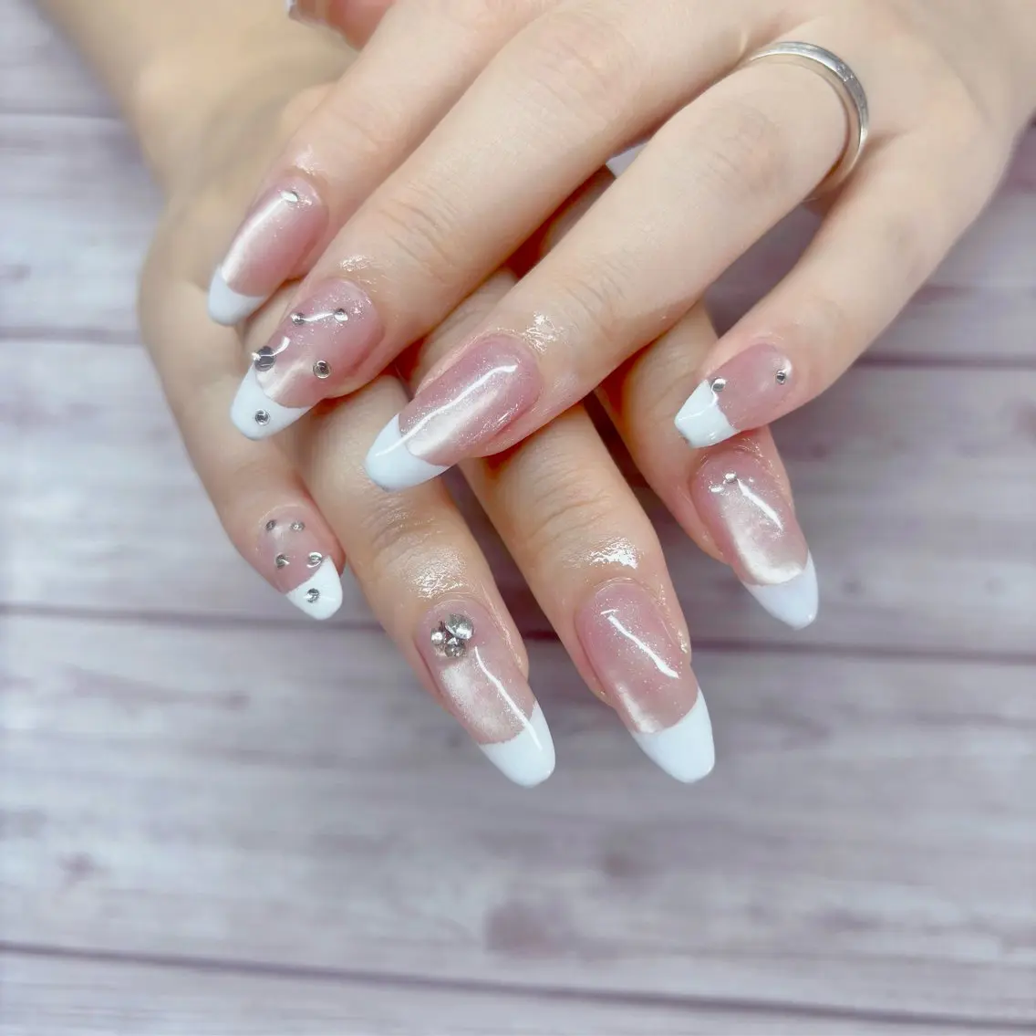 ネイル フレンチネイル MYu Beauty Salon MAIのネイルデザイン