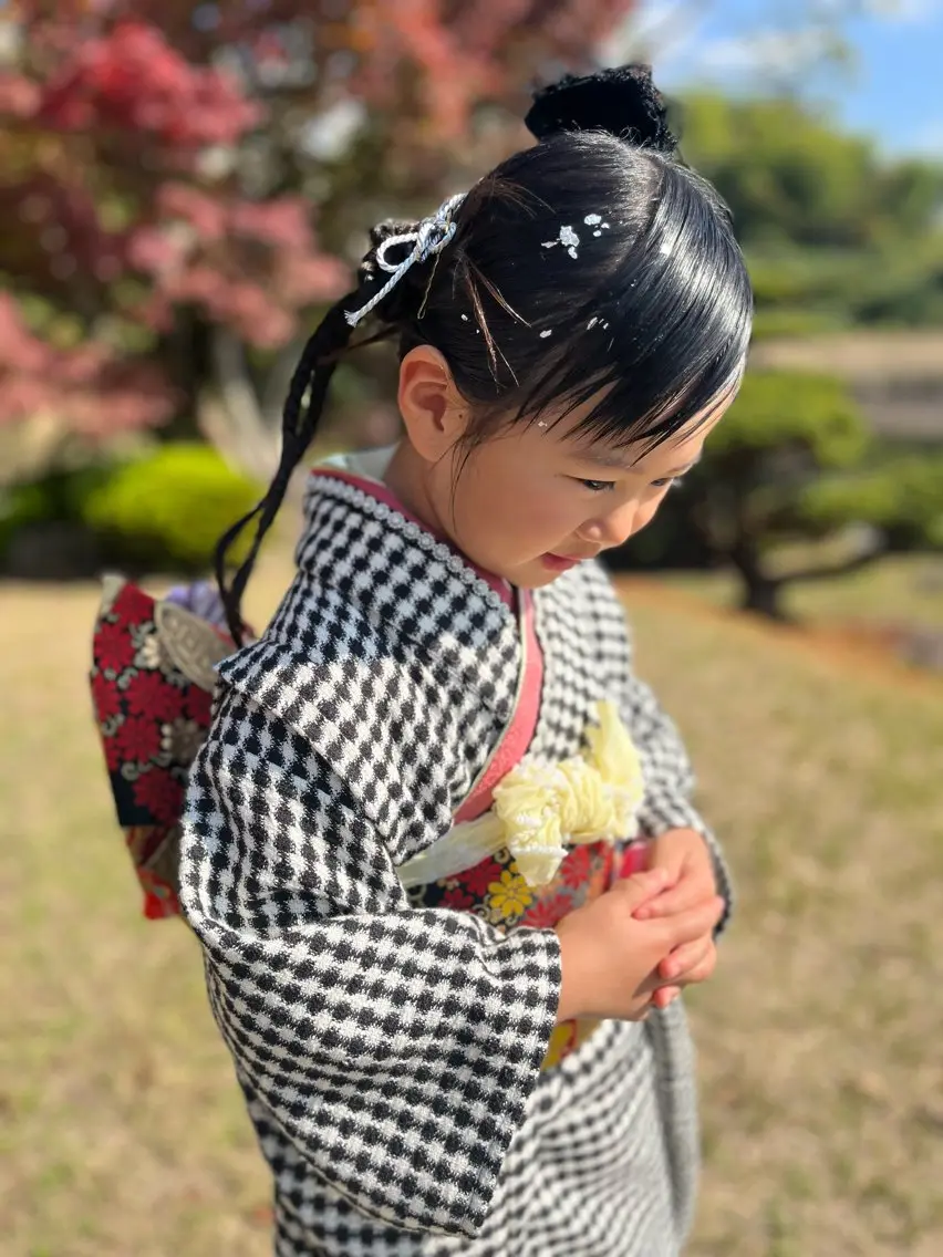 ヘアセット＋着付けの写真
