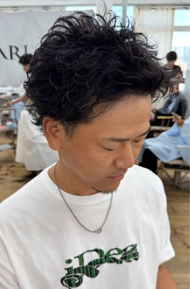 『白髪ぼかし』白髪染め＋カットの写真