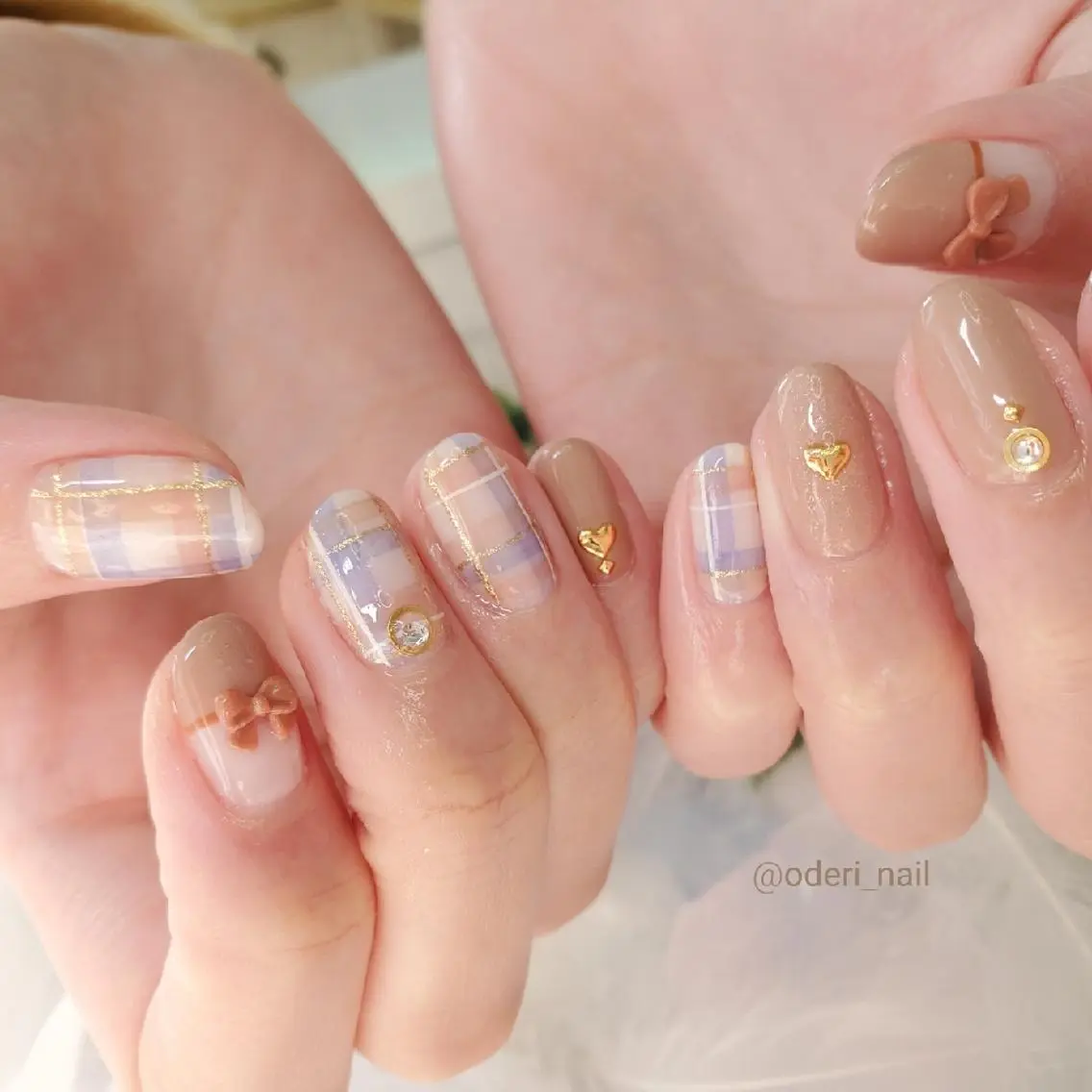 ネイル アートネイル ジェルネイル おで@ oderi_nailのネイルデザイン
