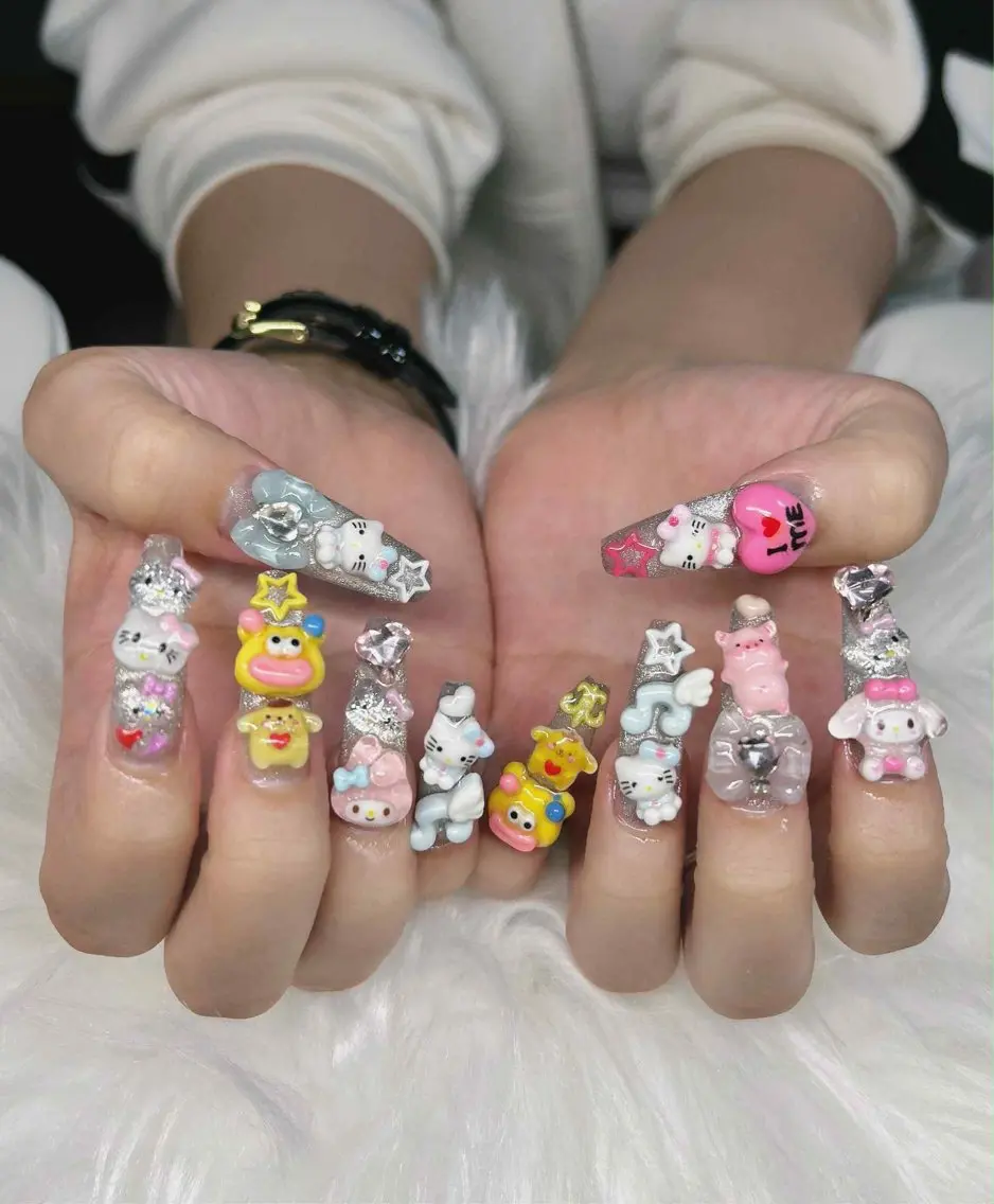 ネイル アートネイル オーロラネイル チークネイル 長さ出し フットネイル Smile nails92のネイルデザイン