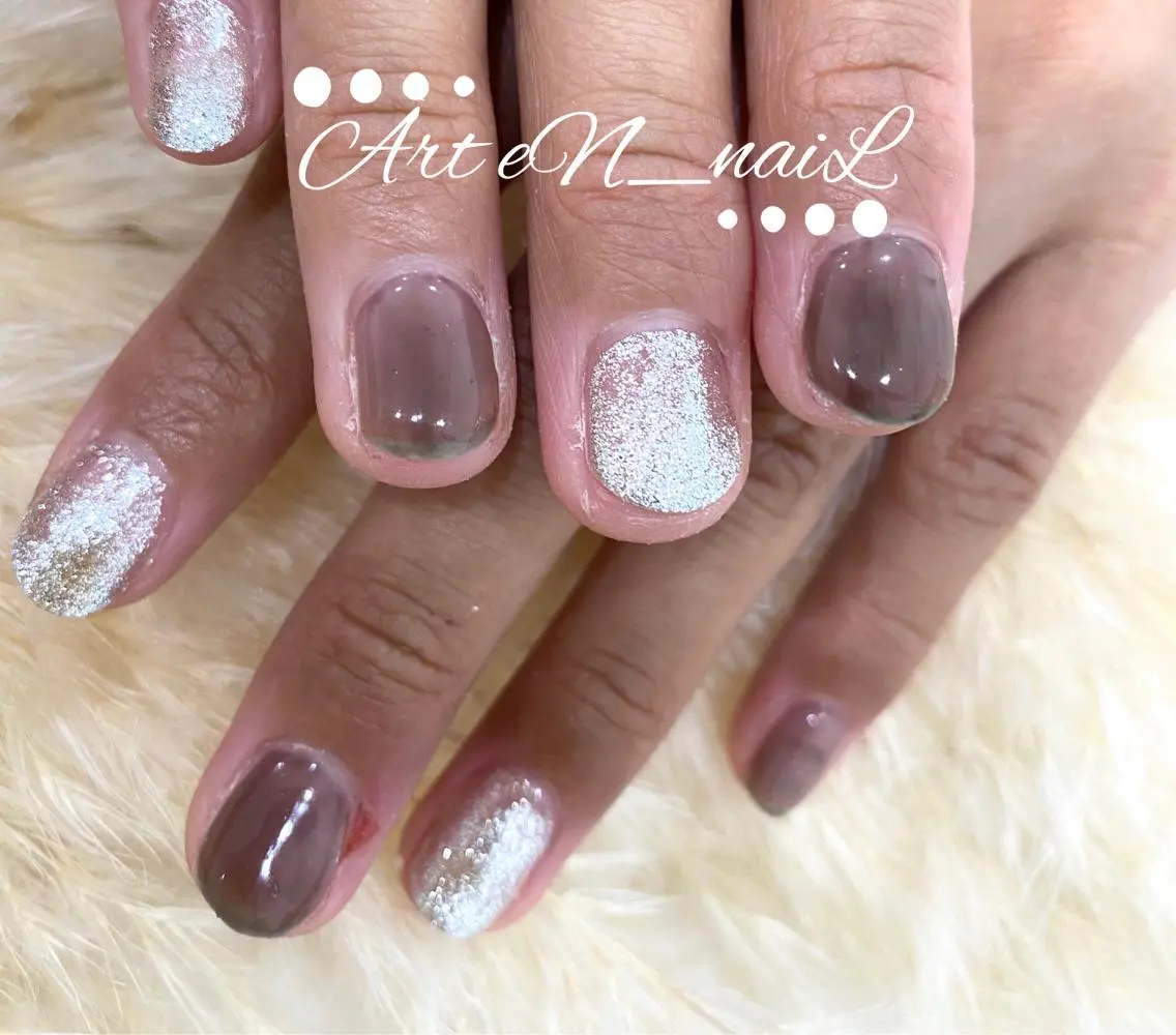 ネイル ワンカラーネイル シンプルネイル EN_NAIL 野中本店Ayakaのネイルデザイン