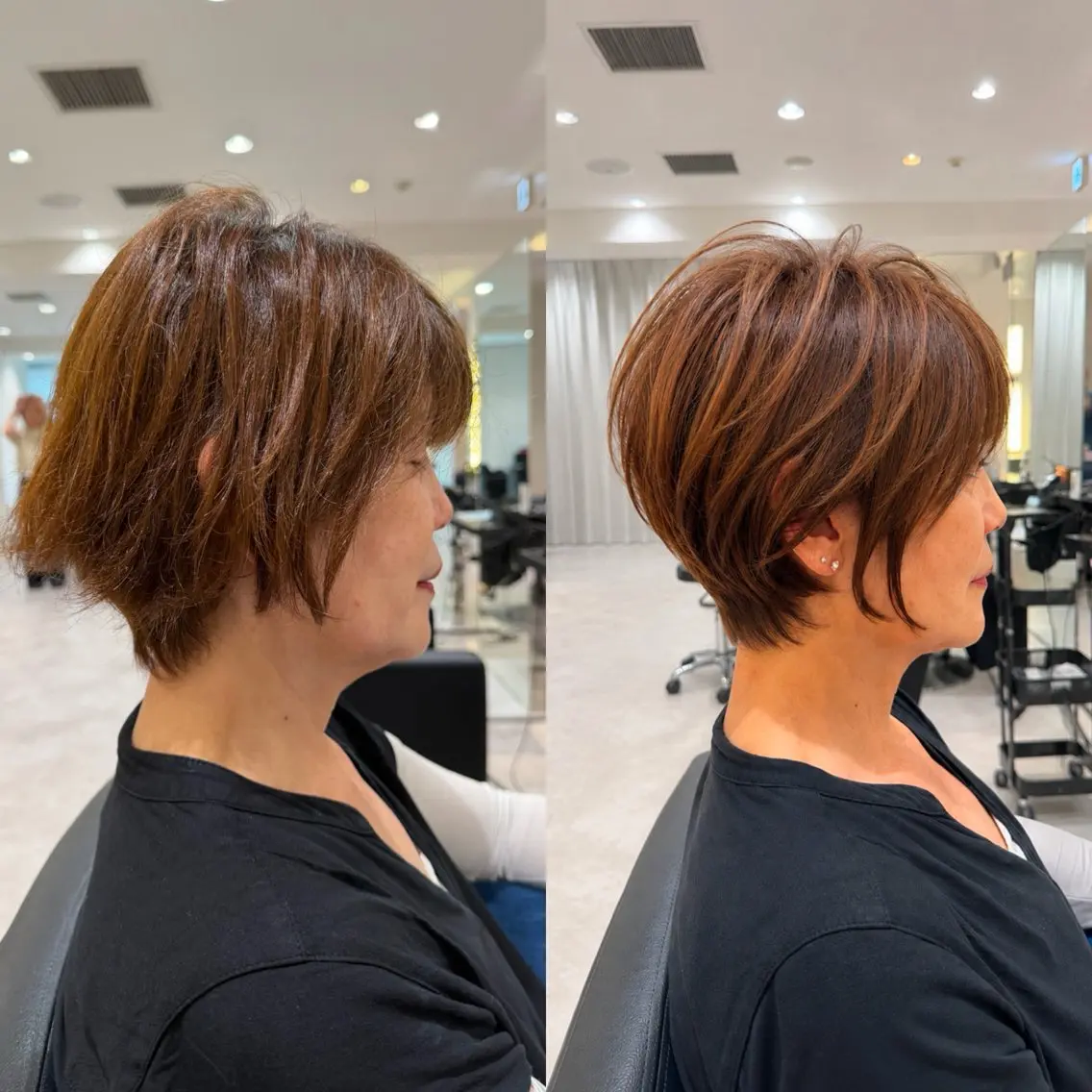 ショート カラー カット ヘアカラー 【8月まで‼️】 ショート MARIAのヘアスタイル