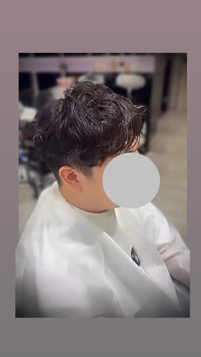 パーマ メンズ メンズパーマ 🌸銀座No.1パー マ🌸いでいあやのヘアスタイル