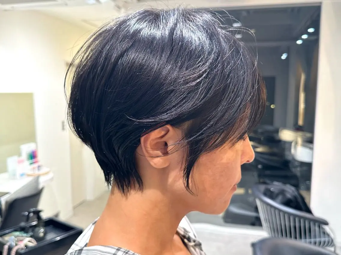 ショート くびれヘア ショートヘア カット トリートメント 縮毛矯正/レイヤー taiga🐯のヘアスタイル
