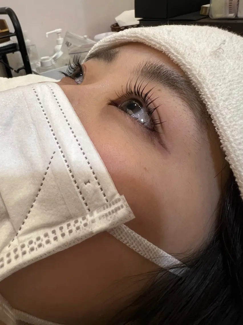 マツエク・マツパ パリジェンヌラッシュリフト まつげパーマ 一重×まつ毛パーマ キムラリホ/ 国立美容室の眉毛・アイブロウイメージ