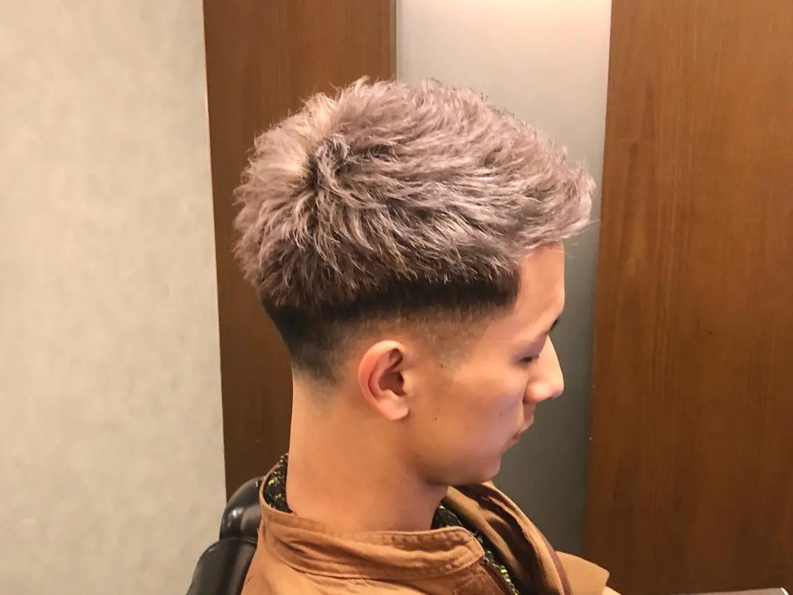 ショート ヘアカラー 齋藤 壱成のヘアスタイル