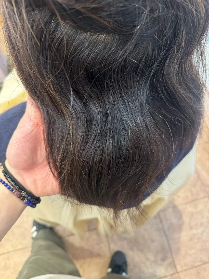 ミディアム 縮毛矯正 heel SENGAWAのヘアスタイル