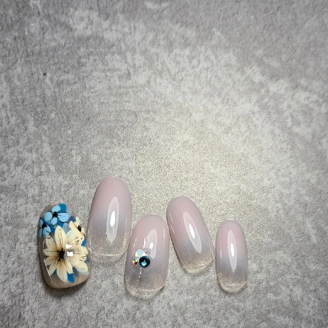 ネイル フラワーネイル グラデーション ハンドネイル NOGUCHI  KANAのネイルデザイン