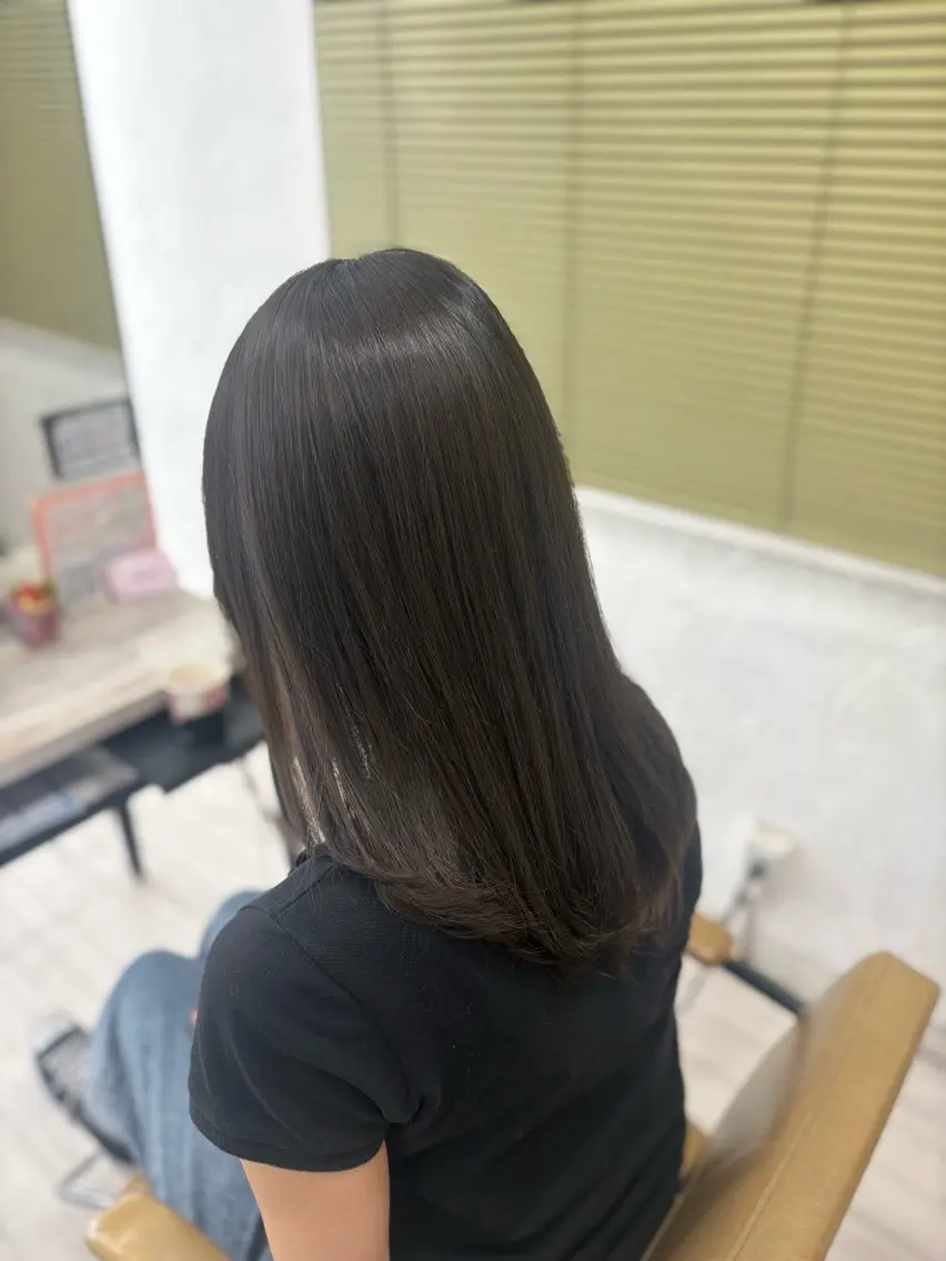 セミロング カラー カット ヘアカラー トリートメント 暖色系カラー/ピンク Ririi🎀のヘアスタイル