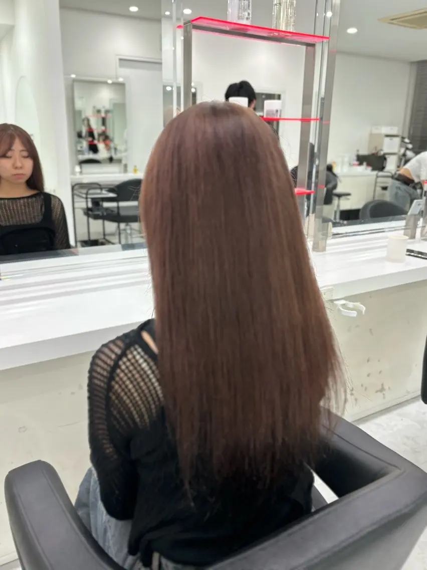 ロング カラー ヘアカラー トリートメント 透明感💕今っぽ似合 わせ𝐍𝐨. 𝟏のヘアスタイル