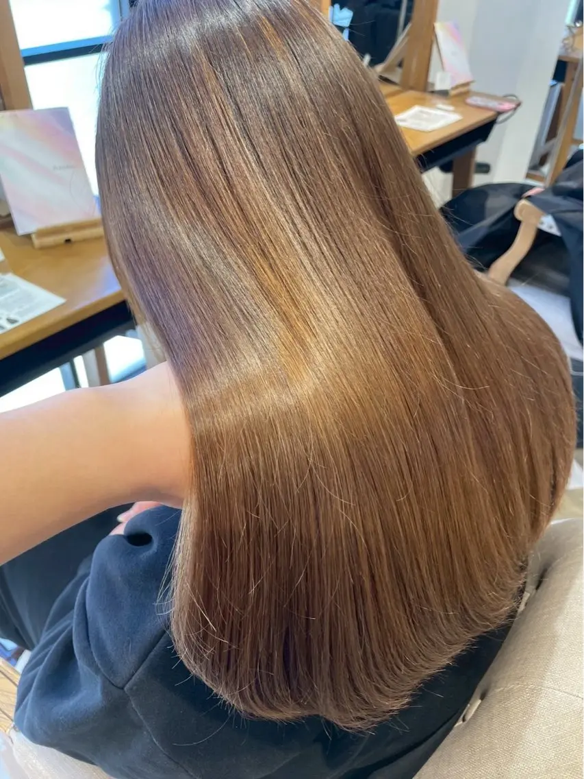 ロング カット ヘアカラー 🖤みらい🖤 透明感カラー/カットのヘアスタイル