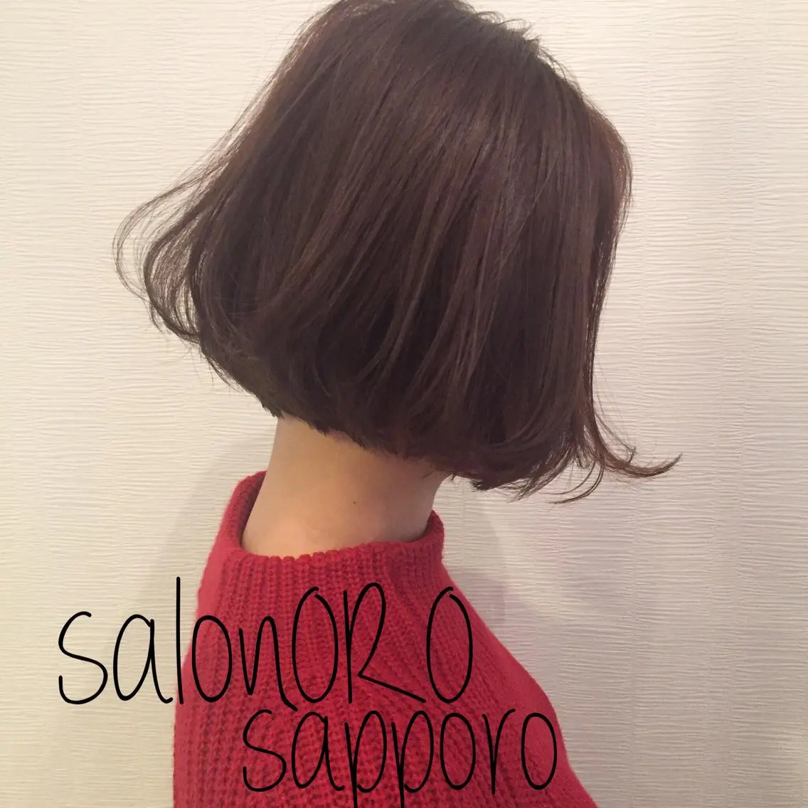 ミディアム カラー ブリーチ ブラウンカラー ショコラブラウン ブリーチなしカラー 似合わせカット カット ヘアカラー トリートメント 池田 真由美のヘアスタイル