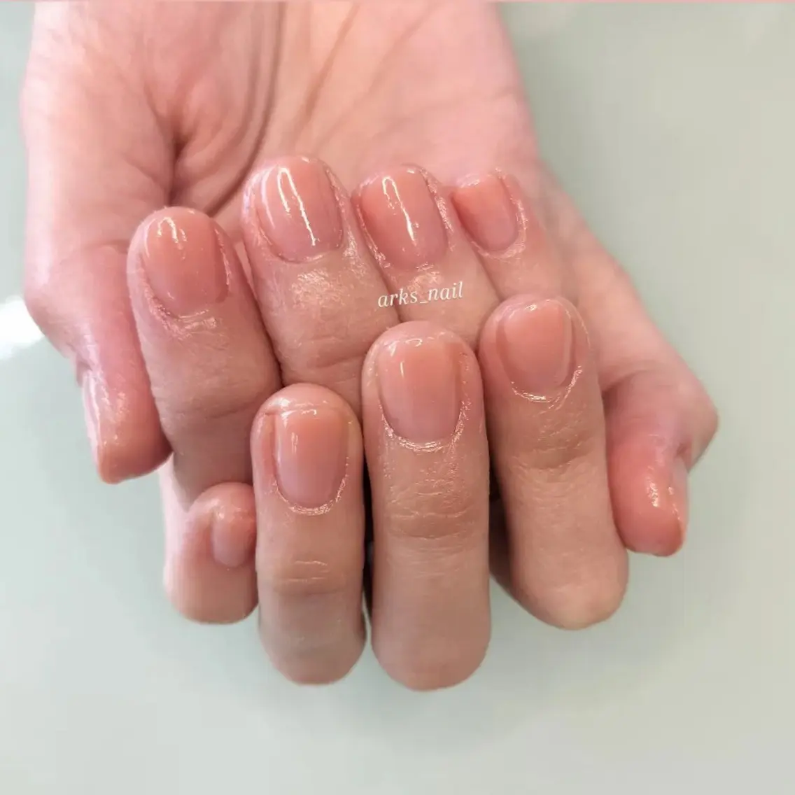 ネイル ニュアンスネイル ハンドネイル arks nailのネイルデザイン