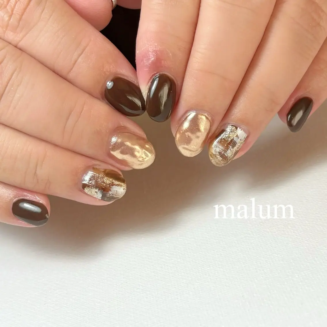 ネイル ハンドネイル malum nailのネイルデザイン