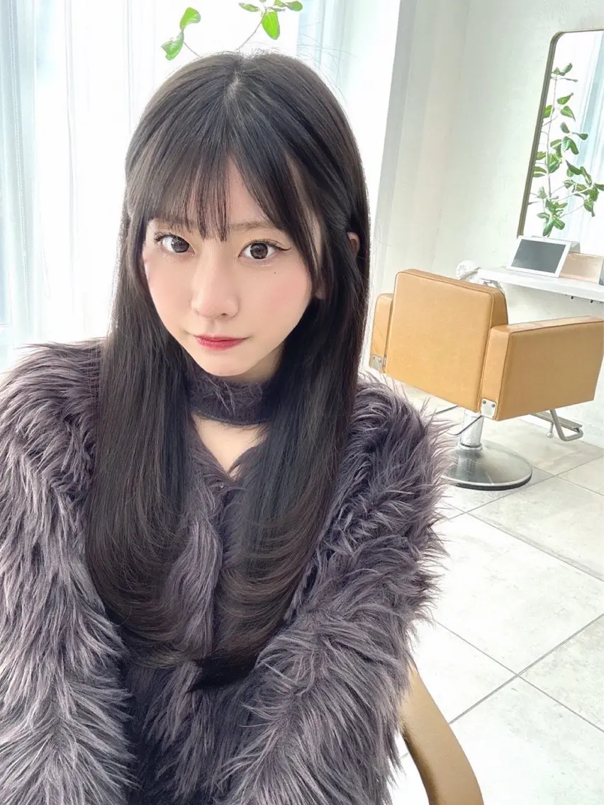ロング 中顔面短縮 顔まわり新田大翔のヘアスタイル