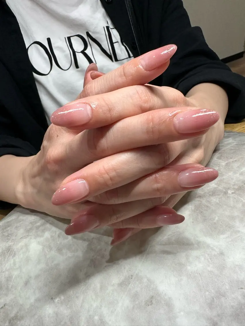 ネイル ラメ(グリッター) ハンドネイル 長谷川 奈緒美のネイルデザイン