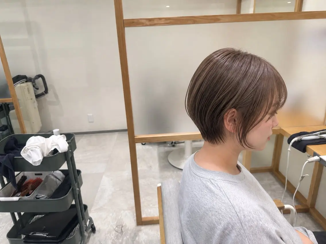 ショート spinhair荻野 莉帆のヘアスタイル