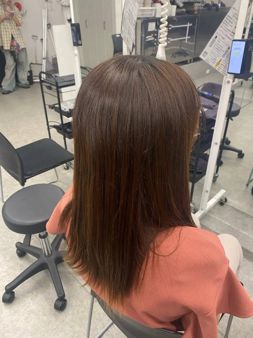 セミロング Ma2Ri /ゆるふわ暖色カラーのヘアスタイル
