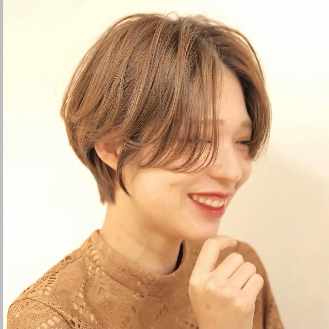 ショート yuka♡/暖色系/ ブリーチなしWカラーのヘアスタイル