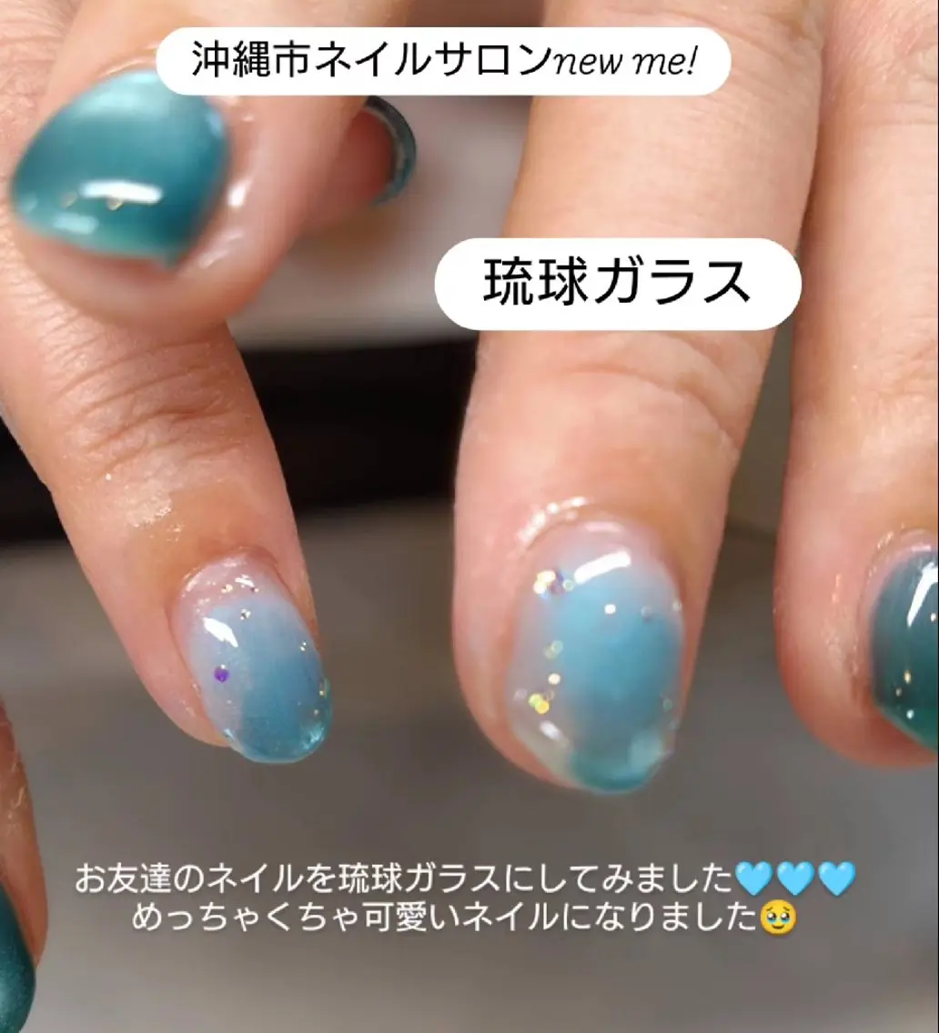 ネイル ⋆⑅˚ new  me!  ˖୨ৎ‧˚のネイルデザイン