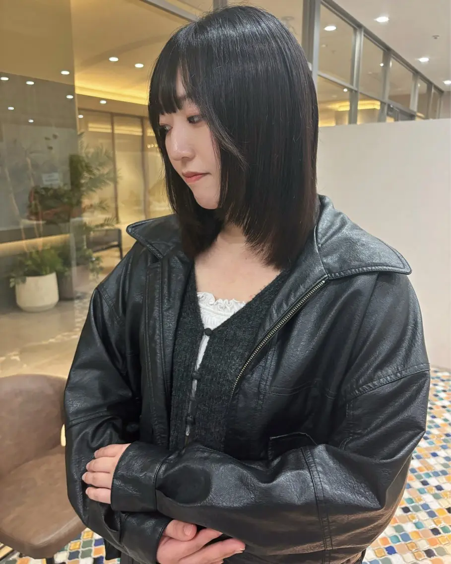 ミディアム 古川 琉星のヘアスタイル