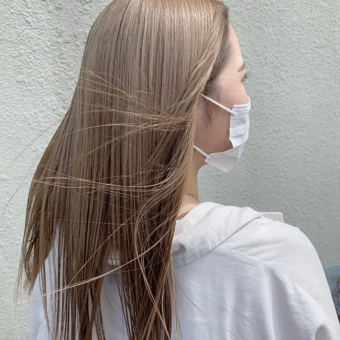 セミロング カラー ブロンド スダユーヤ 💫推しカラーウルフのヘアスタイル