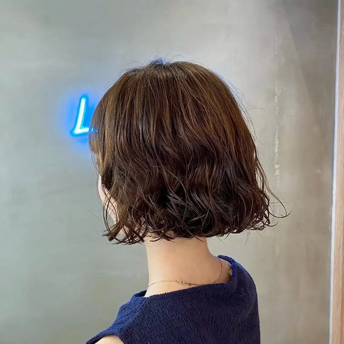 パーマ ボブ 韓国レイヤー しょうきのヘアスタイル