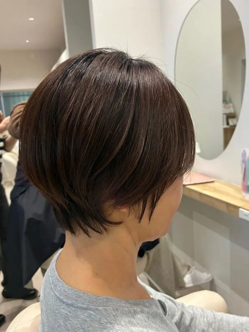 レイヤーショートカット+カラー(インスタフォローで¥660オフ)の写真