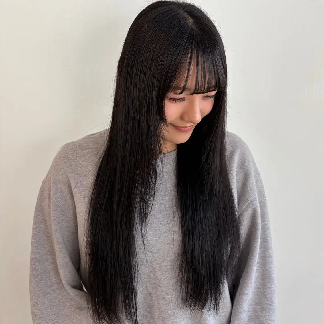 🩰黒染めしない透明感️🫧地毛風トーンダウンカラー(ReFaブラシ使用プチトリートメント付き)の写真