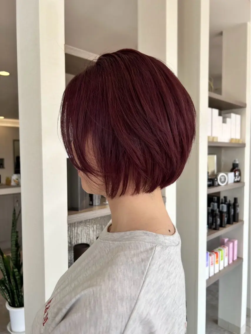 ショート カラー ヘアカラー 星野 美沙のヘアスタイル