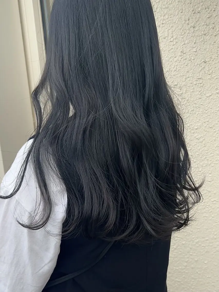 セミロング ボブ 髪質改善 韓国風ヘア レイヤーカット 縮毛矯正 suii..hair designのヘアスタイル