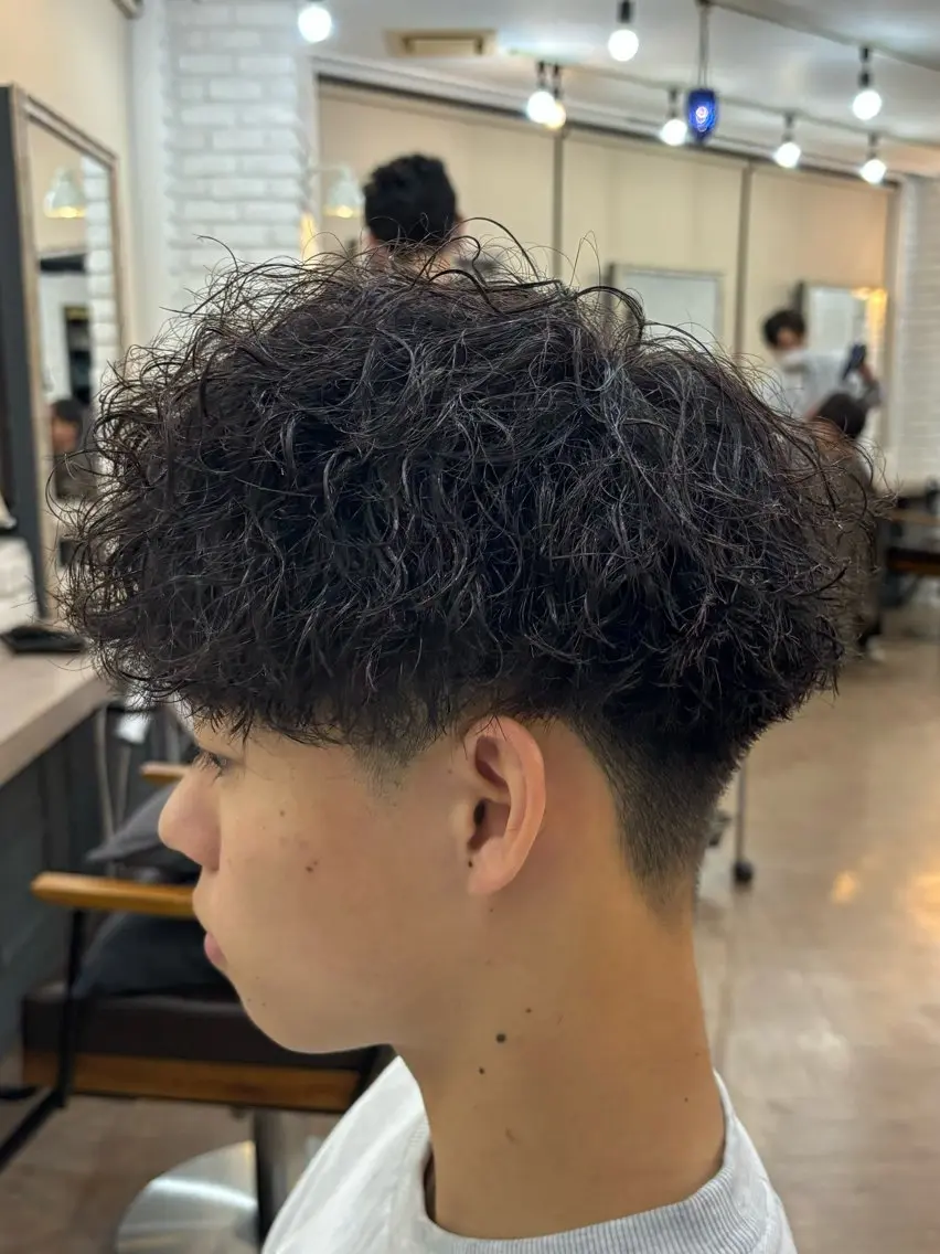 パーマ メンズ メンズパーマ プードルパーマ プードルパーマ カット パーマ 【マンツーマン接客】 ✂︎🟡酒井司🟡のヘアスタイル