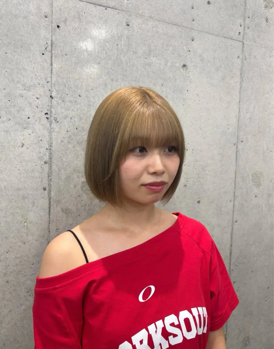 🍒ブリーチありダブルカラー🍒➕前処理トリートメント🩷の写真