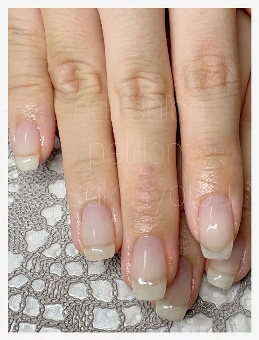 ネイル クリアネイル nail salon petillantのネイルデザイン