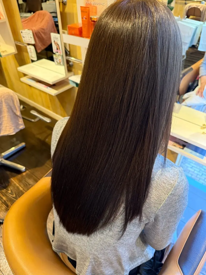 ロング カラー 梶田 侑吾のヘアスタイル