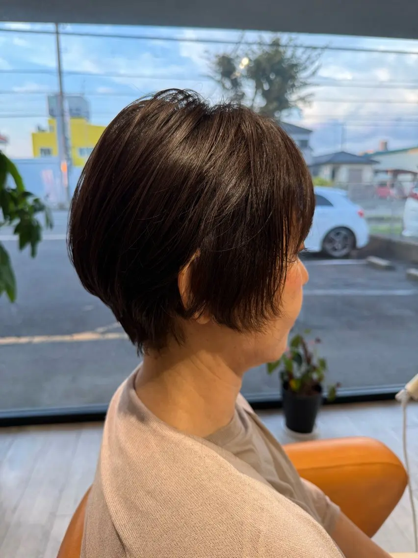 ショート カラー 石井 琉星のヘアスタイル