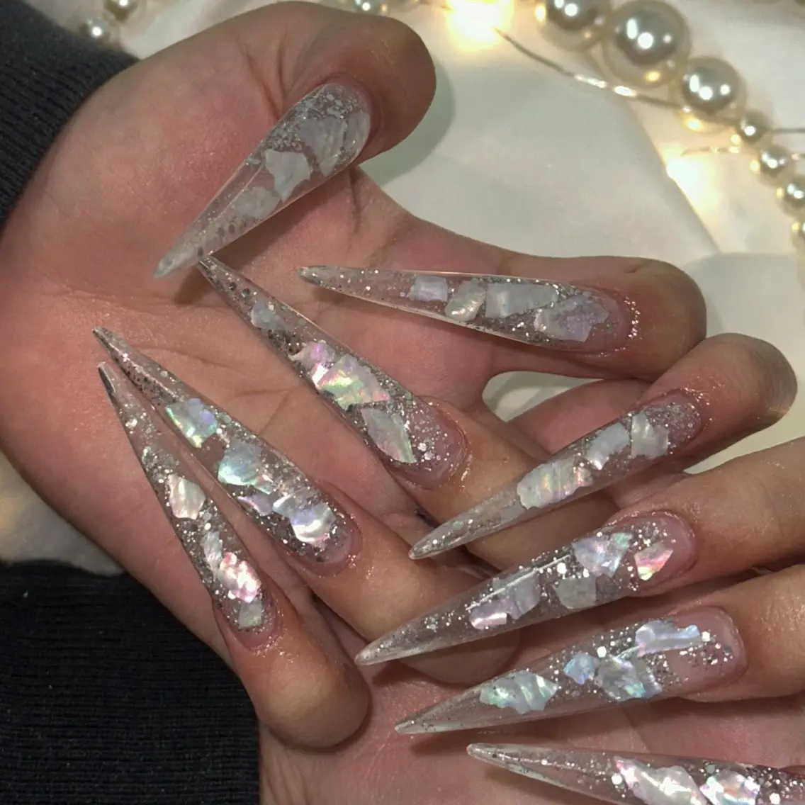 ネイル ロングネイル Nailsalon SKiのネイルデザイン