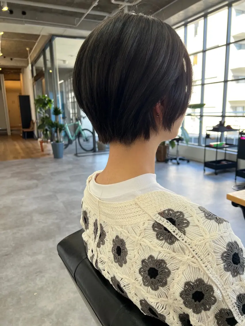 ショート カラー ショートボブ ボブ ショートヘア カット ヘアカラー ショートカット/ 岡山駅前/KAZUのヘアスタイル